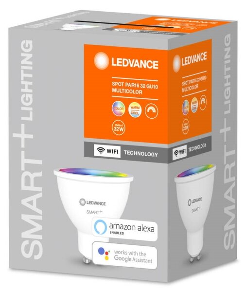 LED RGBW Stmievateľná žiarovka SMART+ GU10/5W/230V 2700K-6500K - Ledvance