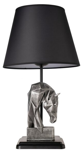 Opviq Stolová lampa Horses čierna/strieborná
