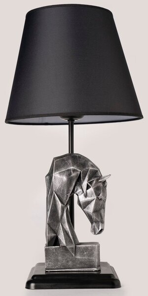 Opviq Stolová lampa Horses čierna/strieborná