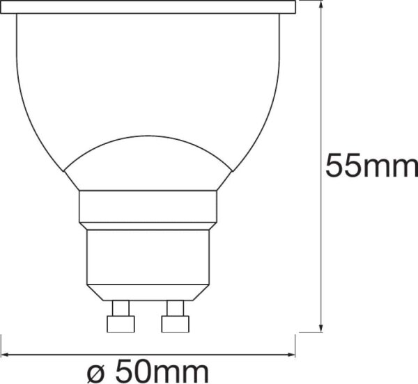 LED Stmievateľná žiarovka SMART+ GU10/5W/230V 2700K - Ledvance
