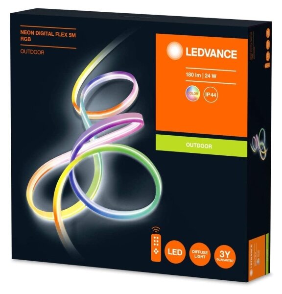 Ledvance - LED RGB Stmievateľný vonkajší pásik FLEX 5m LED/23W/230V IP44 + DO