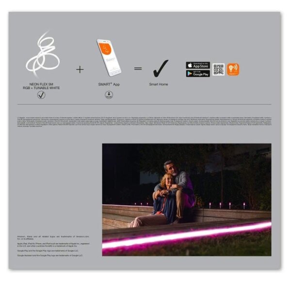 Ledvance - LED RGB+TW Vonkajší pásik SMART+ FLEX 5m LED/20W/230V IP44 Wi-Fi