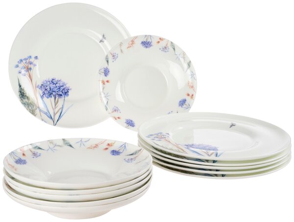 JEDÁLENSKÝ SERVIS jemný kostný porcelán (fine bone china) keramika Novel - Jedálenské sety