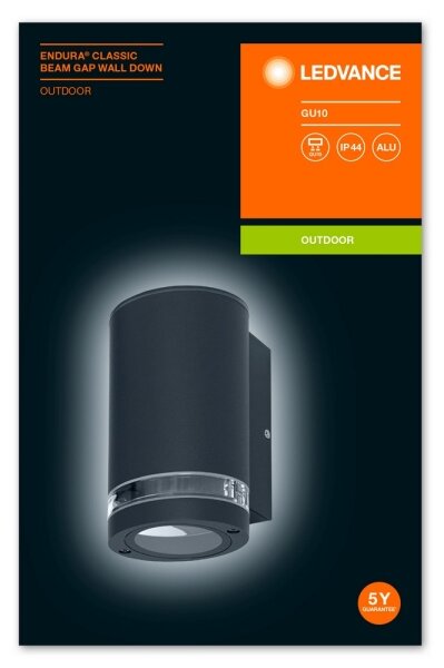 Ledvance - Vonkajšie nástenné svietidlo BEAM 1xGU10/35W/230V IP44