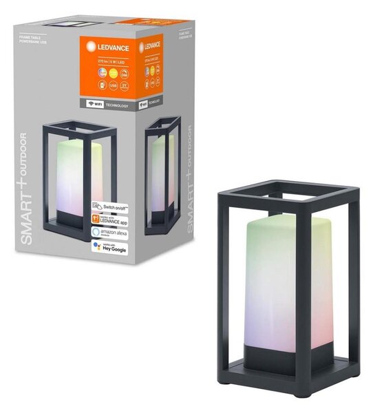 Ledvance - LED RGBW Stmievateľná vonkajšia lampa s power bankou LED/5W/230V Wi-Fi