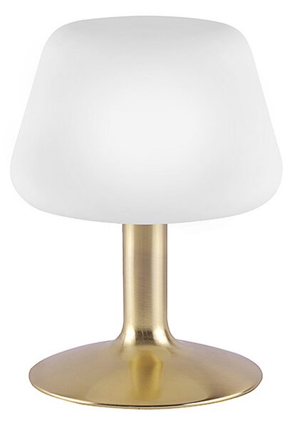 Stolná lampa z mosadze s 3-stupňovým dotykovým stmievačom vrátane LED - Tilly