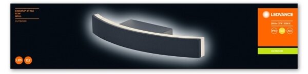 Ledvance - LED Vonkajšie nástenné svietidlo BOW LED/7W/230V IP54