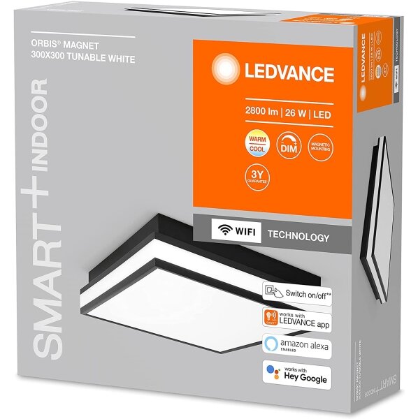 Ledvance - LED Stmievateľné stropné svietidlo SMART+ MAGNET LED/26W/230V Wi-Fi