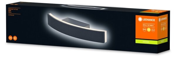 Ledvance - LED Vonkajšie nástenné svietidlo BOW LED/7W/230V IP54