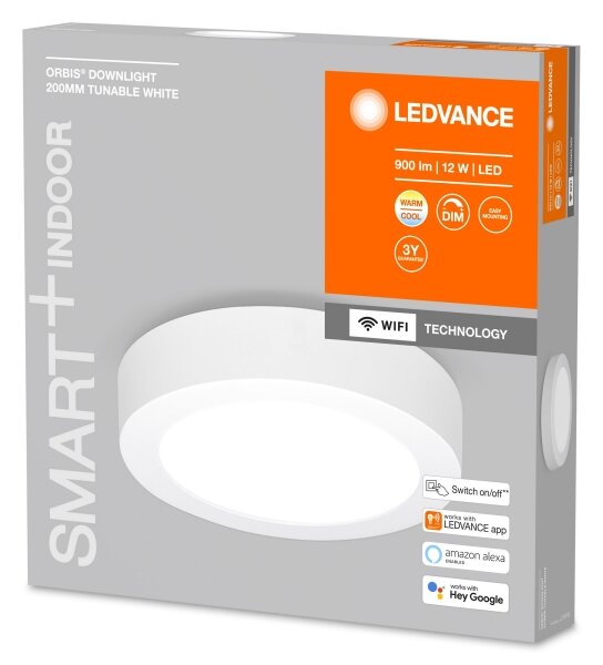 Ledvance - LED Stmievateľné stropné svietidlo ORBIS LED/12W/230V 3000-6500K Wi-Fi