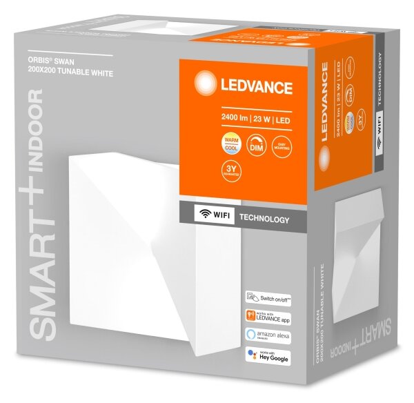 Ledvance - LED Stmievateľné nástenné svietidlo SMART+ SWAN LED/23W/230V Wi-Fi
