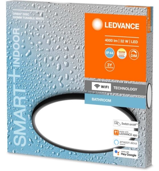 Ledvance-LED Stmievateľné kúpeľňové svietidlo SMART+ DISC LED/32W/230V Wi-Fi IP44