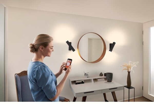 Ledvance - LED Stmievateľné nástenné svietidlo SMART+ CROSS 2xLED/6W/230V Wi-Fi
