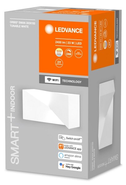 Ledvance - LED Stmievateľné nástenné svietidlo SMART+ SWAN LED/23W/230V Wi-Fi