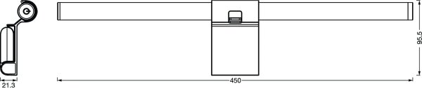 Ledvance - LED Stmievateľné osvetlenie monitora SUN@HOME LED/2,5W/5V Wi-Fi