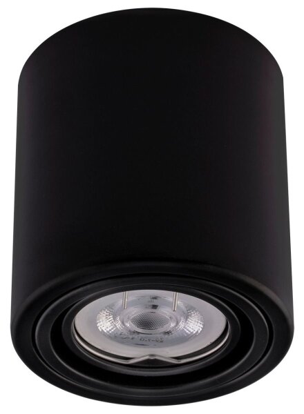 LED Bodové svietidlo TUBA 1xGU10/5W/230V 2700K čierna