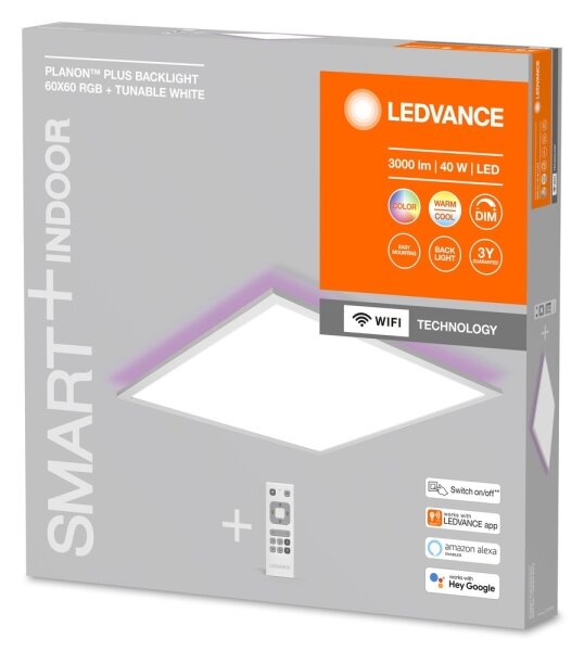 Ledvance - LED RGBW Stmievateľný panel SMART+ PLANON LED/40W/230V Wi-Fi + DO