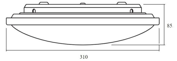 Ledvance - LED Stmievateľné stropné svietidlo ORBIS LED/17W/230V 2700-6500 + DO