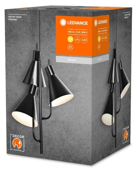Ledvance - LED Luster na lanku DECOR TOKIO 3xLED/4,6W/230V
