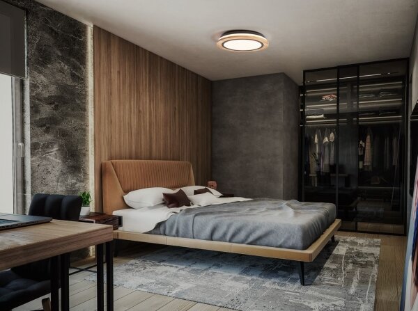Ledvance - LED Stmievateľné stropné svietidlo SMART+ ORBIS WOOD LED/24W/230V Wi-Fi