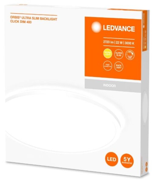 Ledvance - LED Stmievateľné stropné svietidlo ORBIS LED/22W/230V biela