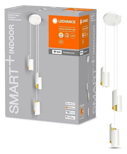 Ledvance - LED Stmievateľný luster na lanku SMART+ DECOR 3xLED/8W/230V biela Wi-Fi