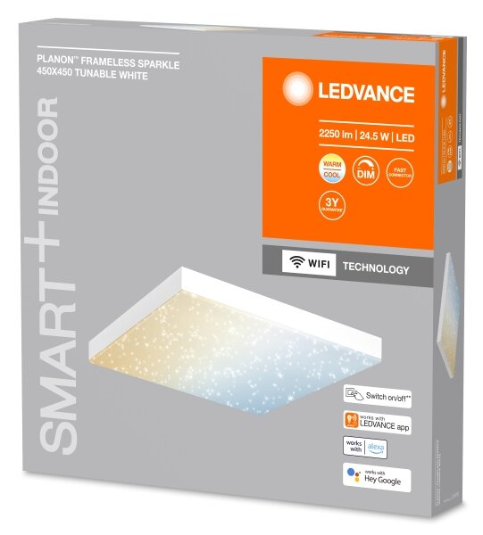 Ledvance -LED Stmievateľné stropné svietidlo SMART+ FRAMELESS LED/24,5W/230V Wi-Fi