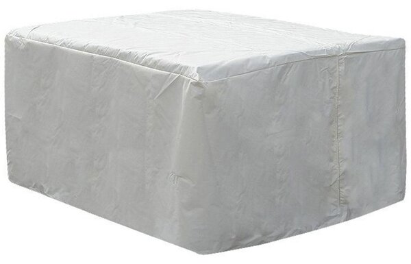 Ochranná plachta na záhradný nábytok sivá PVC polyester 320 x 120 x 90 cm kryt proti dažďu