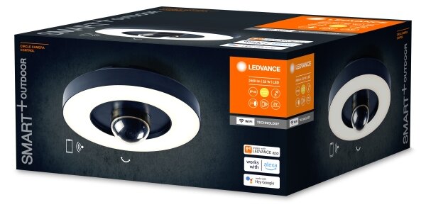 Ledvance - LED Vonkajšie svietidlo so senzorom a kamerou LED/22W/230V IP44 Wi-Fi