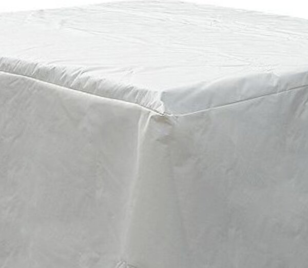 Ochranná plachta na záhradný nábytok sivá PVC polyester 320 x 120 x 90 cm kryt proti dažďu