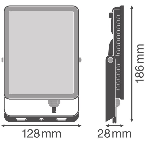 Ledvance - LED Vonkajší nástenný reflektor FLOODLIGHT LED/30W/230V 6500K IP65