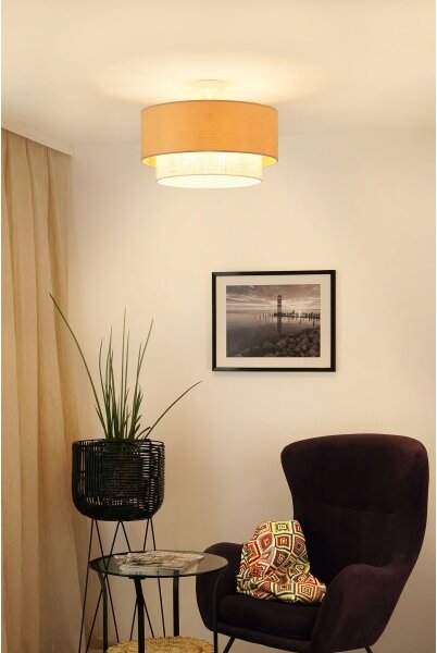 Brilagi - Prisadený luster ARIZONA BOHO 1xE27/15W/230V pr. 45 cm béžová