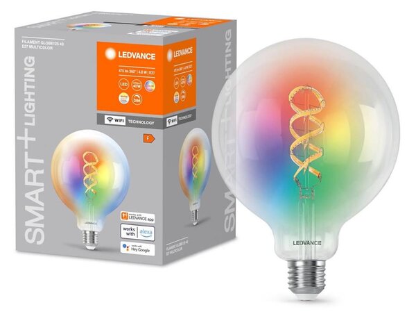 LED RGBW Stmievateľná žiarovka SMART+ E27/4,8W/230V 2700-6500K Wi-Fi - Ledvance