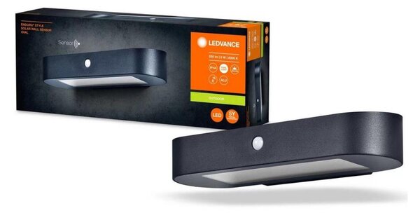 Ledvance LED solárne nástenné svietidlo s čidlom ENDURA STYLE LED/6W/7,4V IP44
