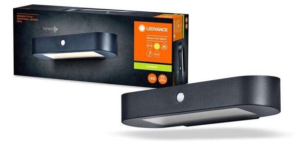 Ledvance-LED Solárne nástenné svietidlo so senzorom ENDURA STYLE LED/6W/7,4V IP44