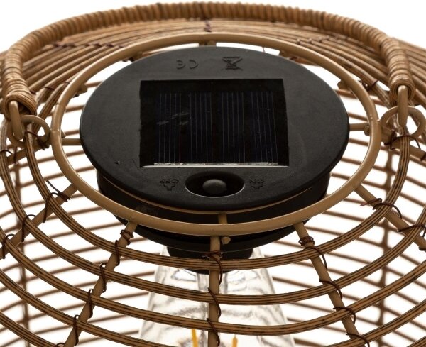 Atmosphera - LED Solárna lampa CUBA LED/1,2V 800 mAh IP44 ratan