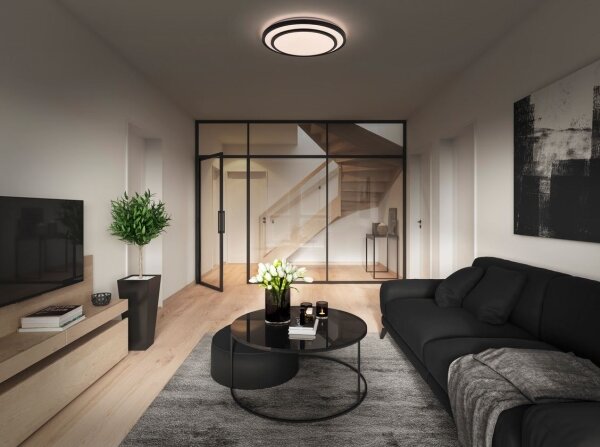 Ledvance - LED Stropné svietidlo ORBIS BERLIN LED/16W/230V čierna