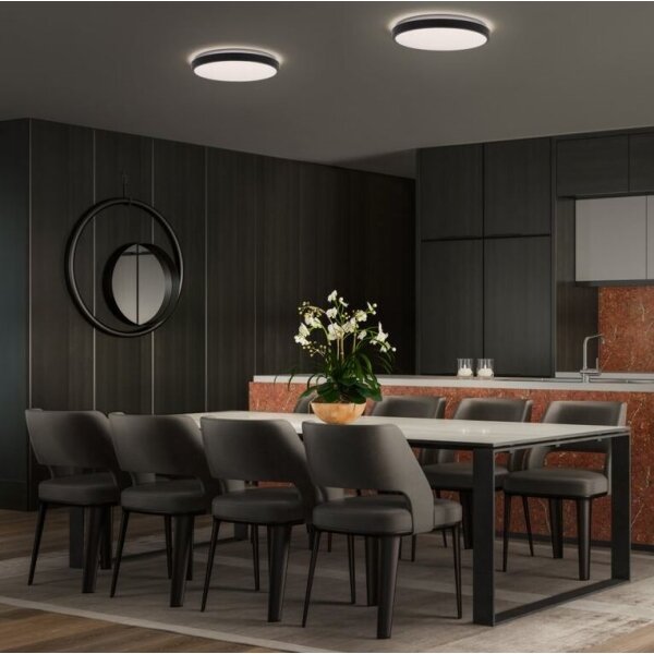 Osram - LED stropné svietidlo ORBIS LONDON LED/24W/230V, priemer 39,5 cm, čierne