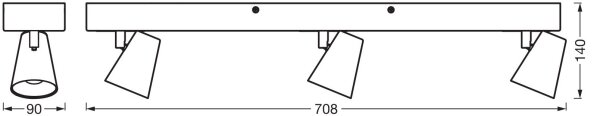 Ledvance - LED Bodové svietidlo DECOR NEPTUNE LED/26W/230V