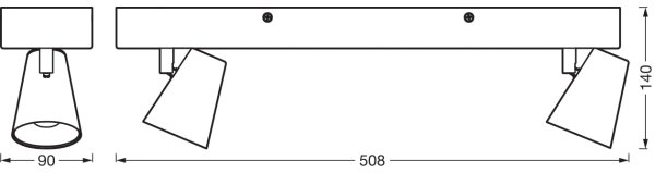 Ledvance - LED Bodové svietidlo DECOR NEPTUNE LED/20W/230V