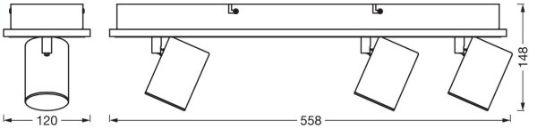 Ledvance - LED Bodové svietidlo DECOR MARS LED/41W/230V