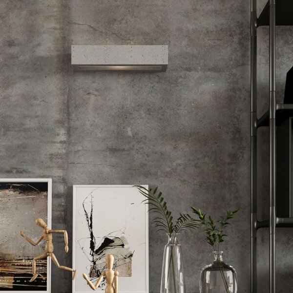 Sollux SL.0993 - Nástenné svietidlo VEGA 2xE27/60W/230V 50 cm betón