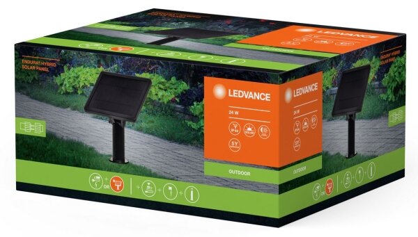 Ledvance - Hybridný solárny panel ENDURA 24W/12V 2000 mAh IP67