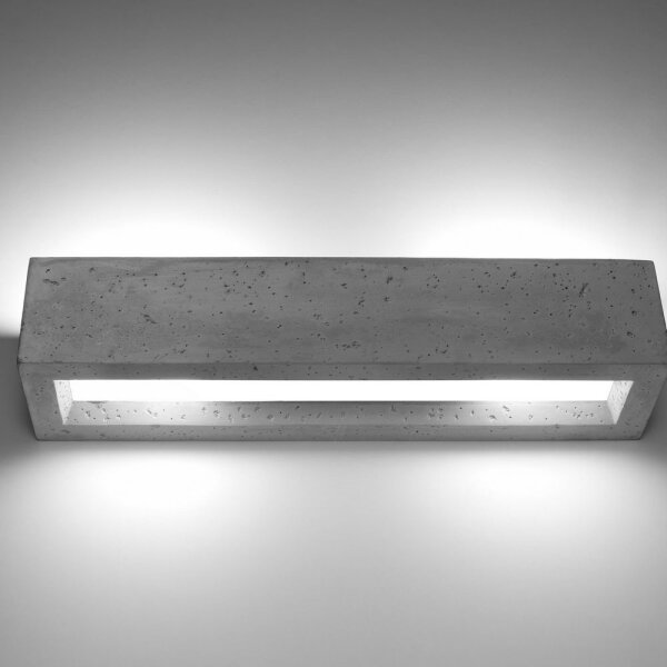 Sollux SL.0993 - Nástenné svietidlo VEGA 2xE27/60W/230V 50 cm betón