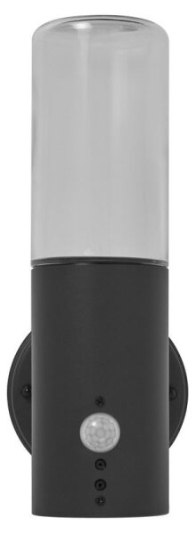 Ledvance - Vonkajšie nástenné svietidlo so senzorom FIGO CYLINDER 1xE27/20W/230V