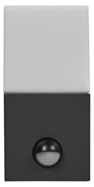 Ledvance - Vonkajšie nástenné svietidlo so senzorom FIGO SQUARE 1xE27/20W/230V