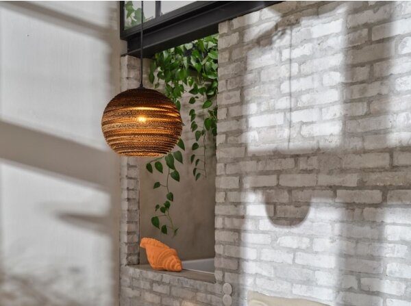 Ledvance - Luster na lanku DECOR CARDBOARD 1xE27/15W/230V pr. 26 cm