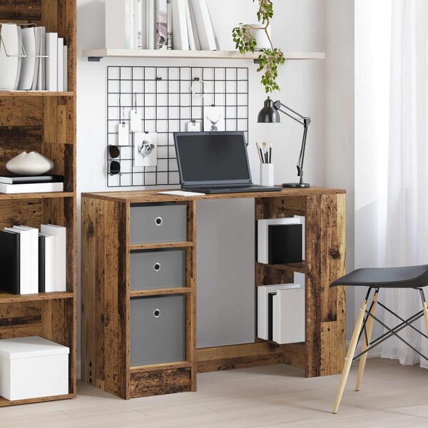 Maison Exclusive – Písací stôl z recyklovaného dreva a drevovláknitej dosky, 100 x 40 x 75 cm