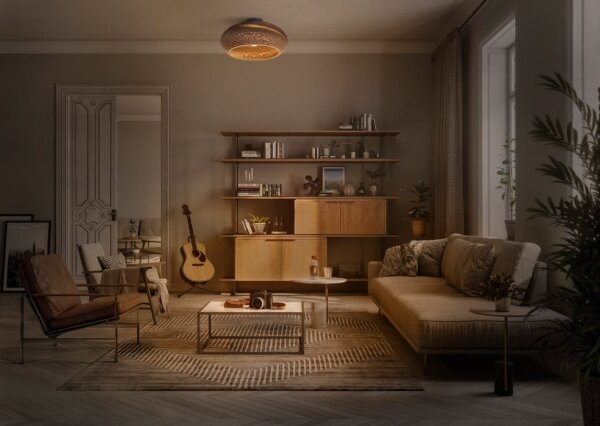 Ledvance - Stropné svietidlo DECOR CARDBOARD 1xE27/15W/230V pr. 40 cm