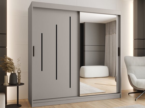 Šatníková skriňa Rubino Y2 200x200x62 - kašmír
